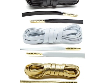 gold jordan laces