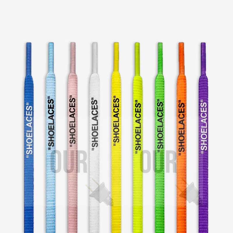 unisex shoe laces white with nike logo