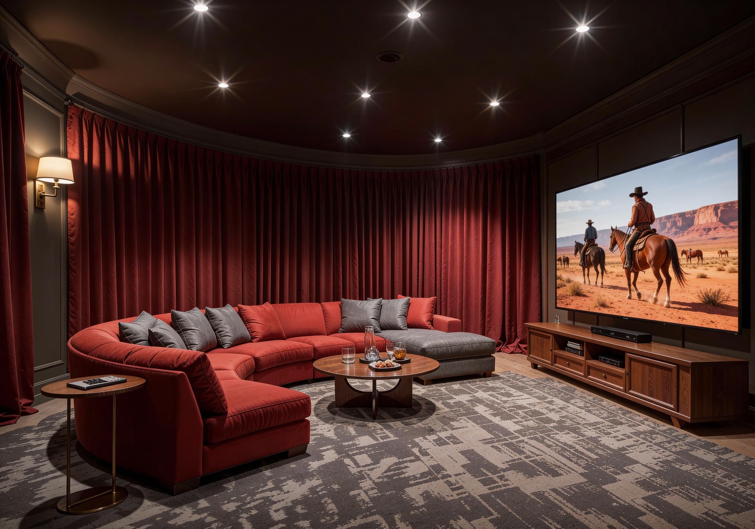 Power Home Theater Room Curtains