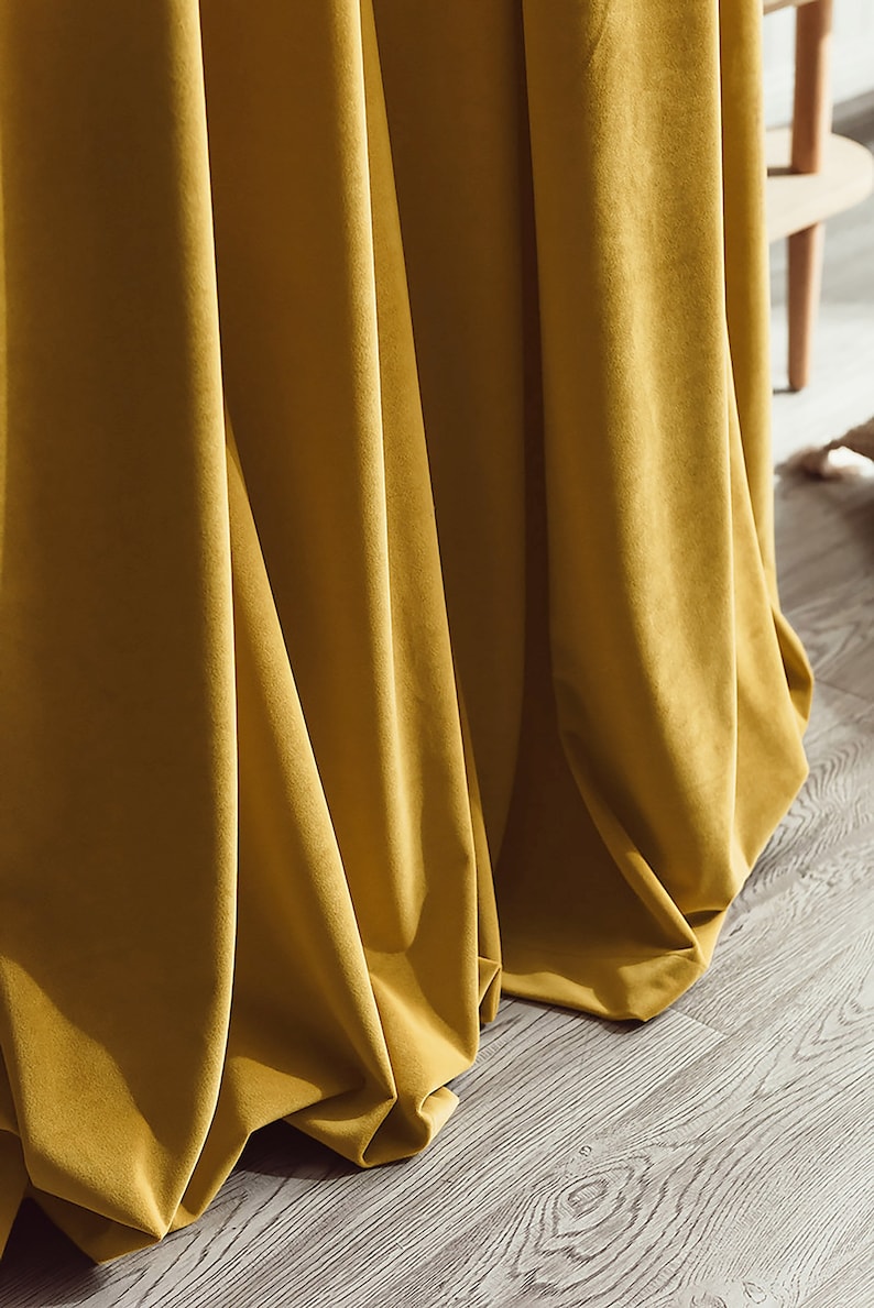 Double Sided VELVET Curtains, Room Divider Curtain, VELVET Drapes