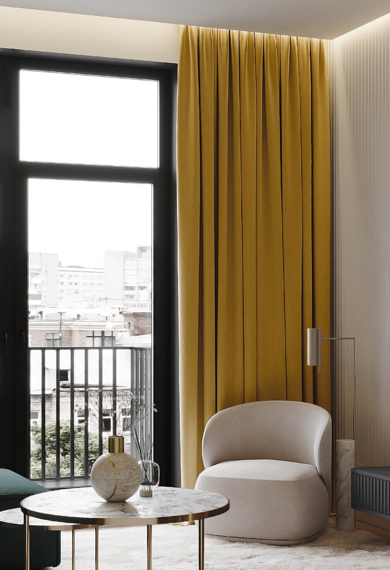 High Ceiling Curtain, Extra Long Velvet Curtain, Luxury Velvet Curtain,curtains for Living Room