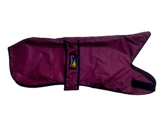 Pet Dog Greyhound Waterproof Rain Mac Vine 22"Inches Coat/Jacket