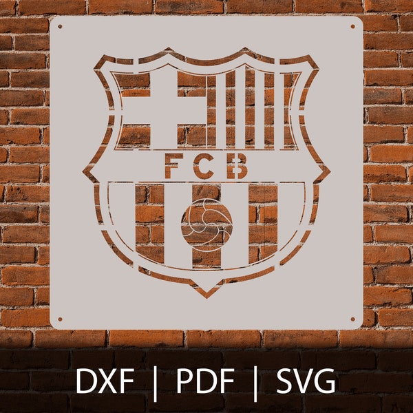 Logo Fc barcelone  | DXF PDF SVG