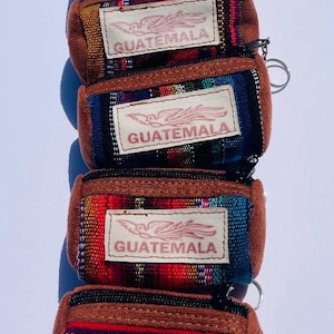 Handmade Guatemalan Coin Purse keychain