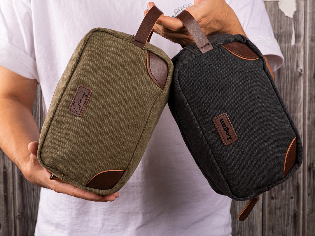 Personalized Toiletry Bag, Mens Toiletry Bag, Monogrammed Travel