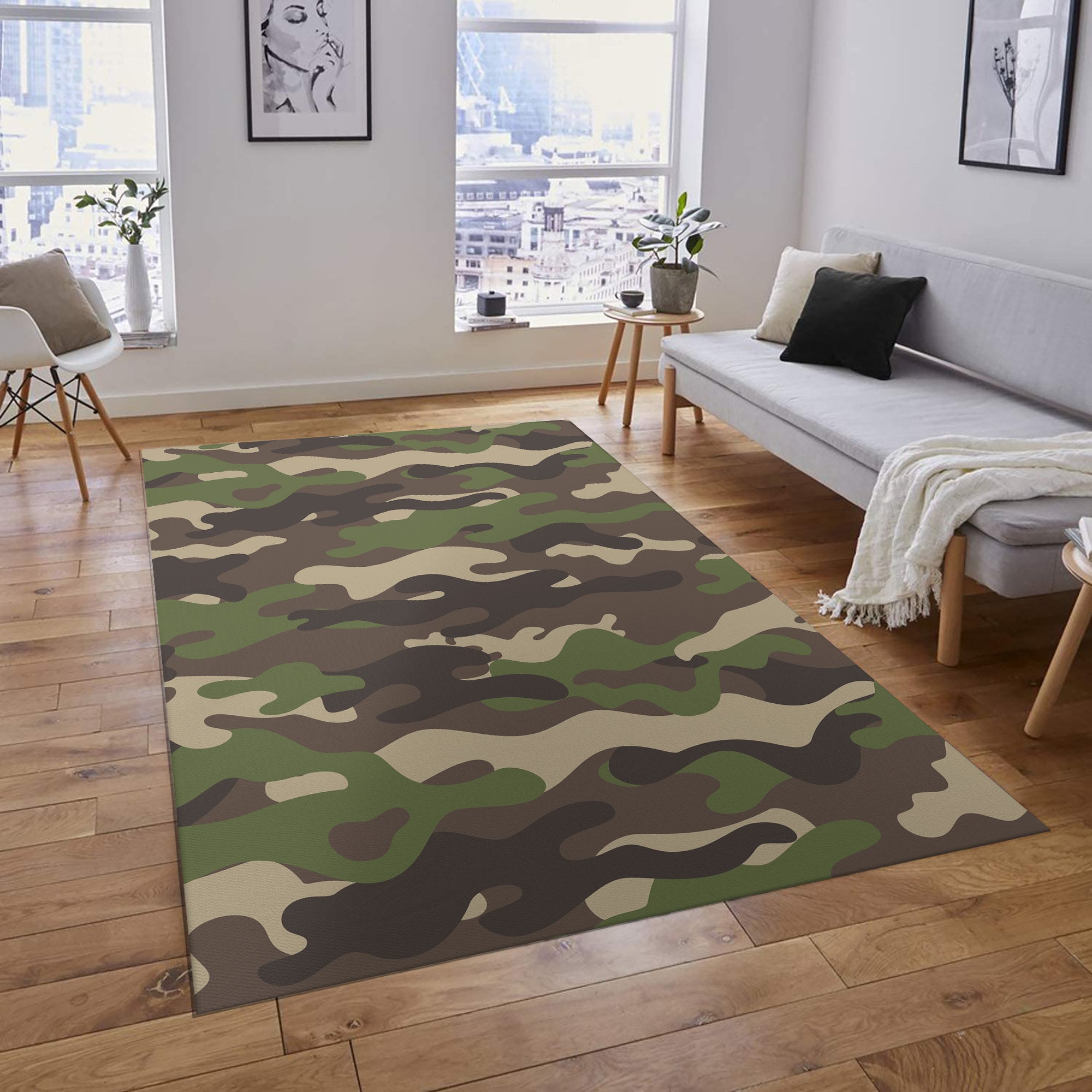 UNDEFEATED X G1950 DUCK CAMO ICON RUG 黒