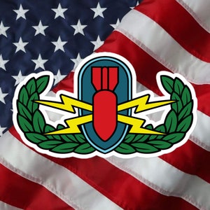Bubble-Free Vinyl Sticker | Basic EOD | Bomb Squad | EOD