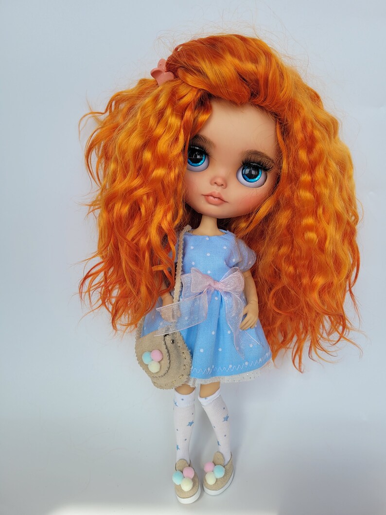Custom Blythe Doll Custom Doll Blythe Doll Doll Ooak Art Etsy
