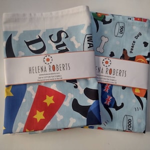 Super dog tea towel.