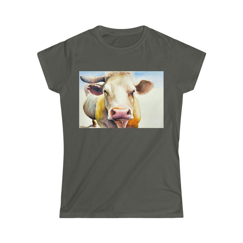 Vintage Western Wear Cow Print Clothing Farm Animal Tshirt Etsy