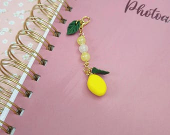 Portachiavi E Portamonete A Forma Di Limone - Borsellino In Ecopelle Gialla Con Cerniera, Simpatico Accessorio Moda