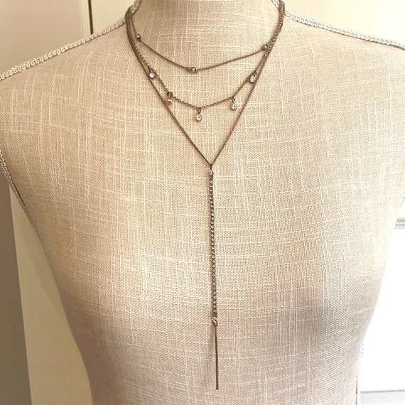 Charming charlie layered necklace sale