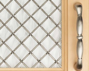 Woven Wire Grille, Round Press Crimp