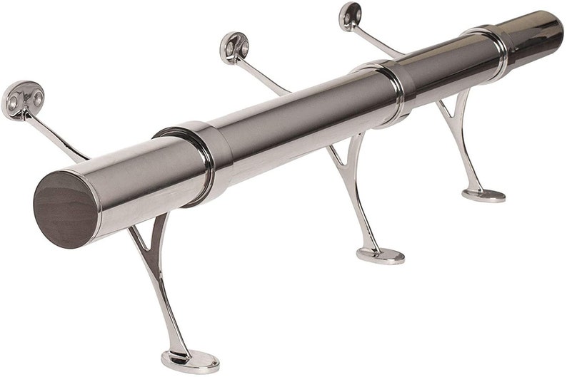 Outwater Bar Foot Rail Kit Complete Undercounter Mount Hardware and