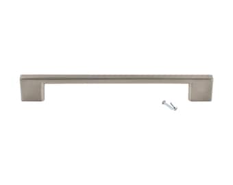 Brushed Nickel Aluminum Cabinet Pulls - 25 Pack - Modern Design