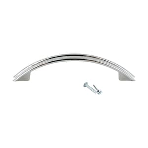 May include: A chrome arched cabinet pull with two screws.