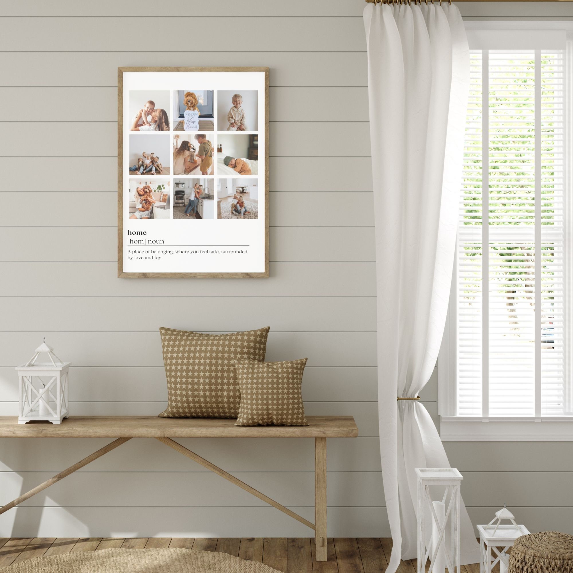 Photo Collage Canva Template, Poster Collage Template, Storyboard