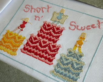 Patrón digital en PDF "Short N' Sweet" de Sabrina Carpenter.