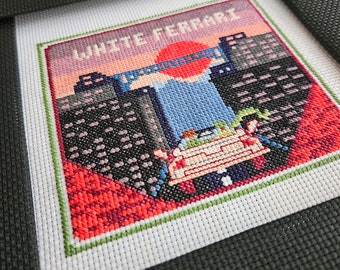 Ferrari blanco de Frank Ocean - Patrón digital en PDF