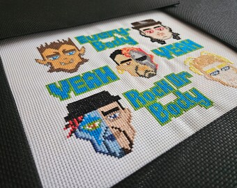 Patrón digital en PDF de la canción "Everybody" de Backstreet Boys.