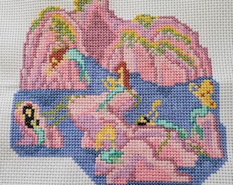 Serie de películas - La laguna de las sirenas - Patrón digital en PDF