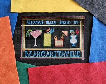 Margaritaville de Jimmy Buffett - Patrón digital en PDF
