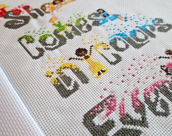 "She's a Rainbow" de los Rolling Stones - Patrón digital en PDF