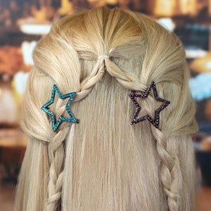 Celestial Crystal Star Hair Pin - Large