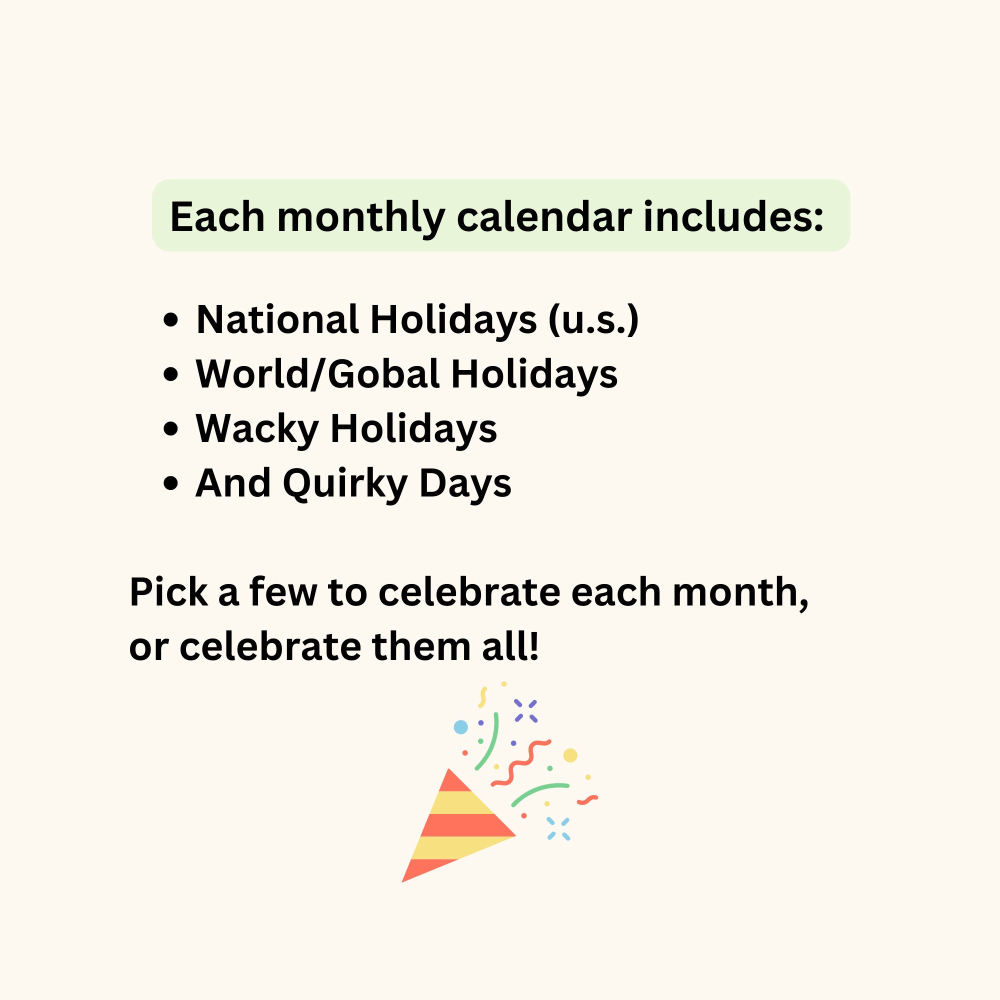 Printable March 2024 Holiday Calendar Fun and Wacky Holidays Etsy