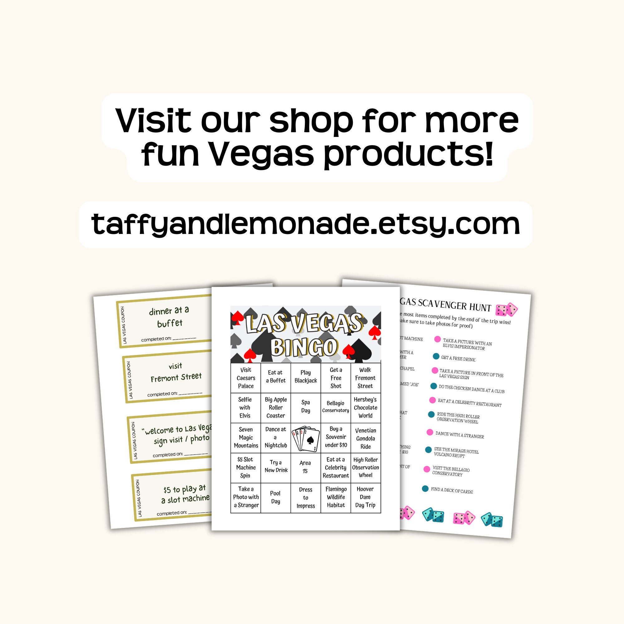 Las Vegas Scavenger Hunt Fun and Affordable Instant Pdf - Etsy