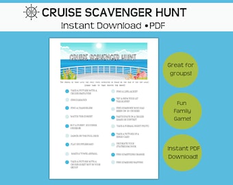 Cruise Games Printable Family Cruise Games Cruise Printable - Etsy