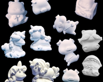 Paint your own mini figurines
