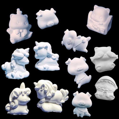 Paint your own mini figurines