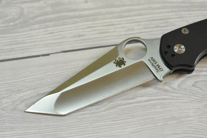 Knife SPYDERCO CPM S30V Golden Colorado Pocket Knife Mens - Etsy