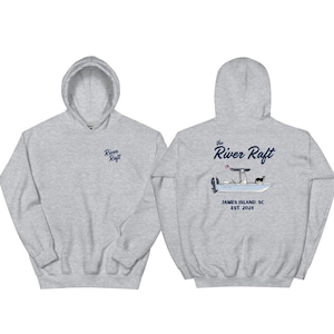 Custom Boat Hoodie (Artwork sold seperately) – Personalized Heavy Blend Sweatshirt for Boaters – Boating Gift – Nautical Crew Hoodie
