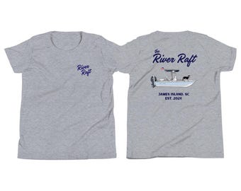 Youth Custom boat youth shirt - Kids size Short Sleeve T-Shirt
