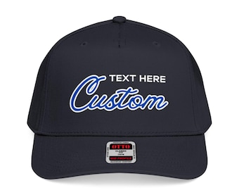 Cappello snapback personalizzato con stampa bicolore, profilo medio personalizzato / Squadre personalizzate, cappello da viaggio e da festa, squadre giovanili, piccole imprese