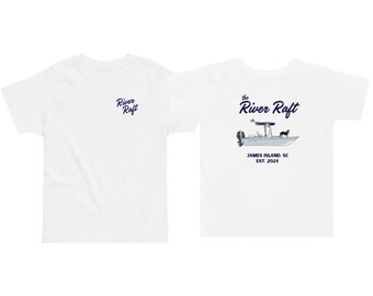 Maglietta personalizzata Todder Boat - Maglietta in jersey 2T - 6T