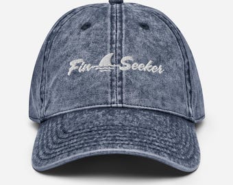 Custom Boat Hat – Vintage Cotton Twill Cap with Embroidered Logo or Name | Personalized Boat Hat | Boater Gift | Washed Dad Hat