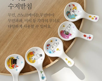 Moomin spoon rest set or spoons set