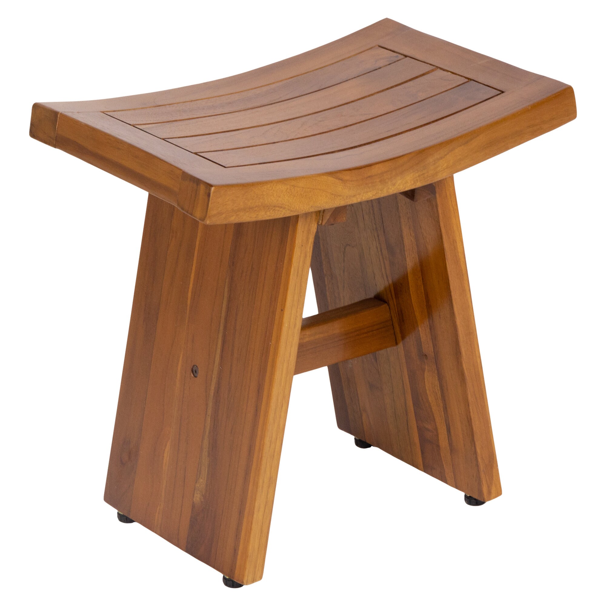 Wooden Teak Stool Etsy