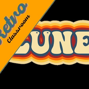 Spanish Days of the Week - Retro