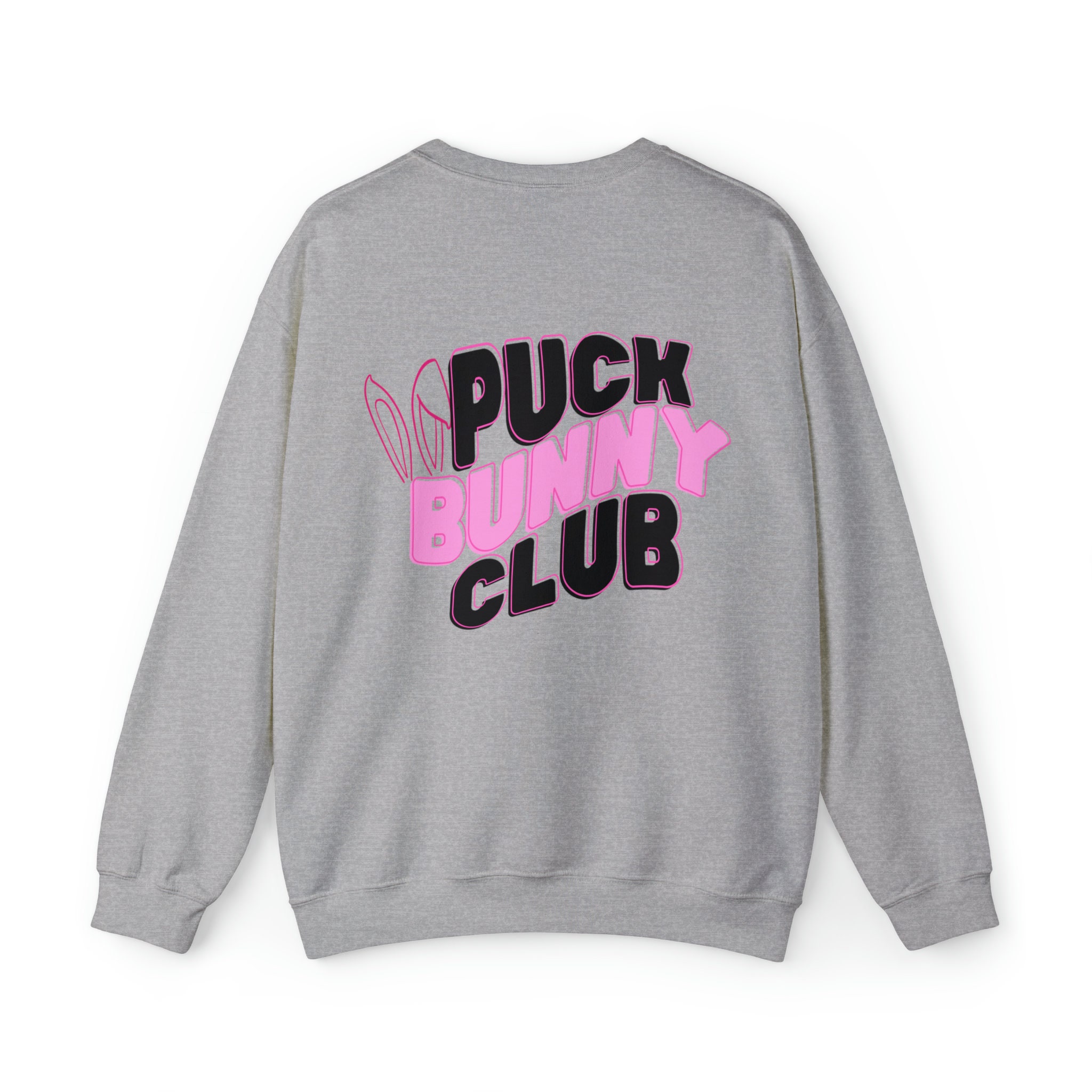 Puck Bunny Club Crewneck Sweatshirt Puck Bunny Hockey Hoodie Hockey Hoodie Hockey Chic