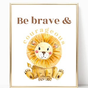 Lion Nursery Print