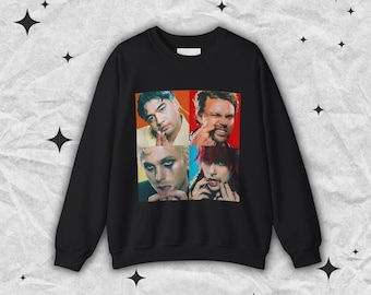 5sos Face Collage Sweatshirt, 5 seconds of summer, luke hemmings, michael clifford, calum hood, ashton irwin