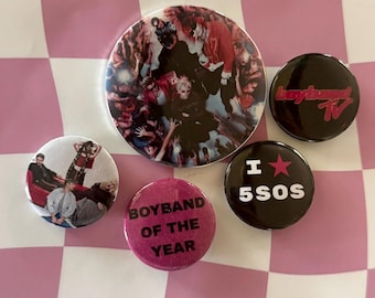 Your Favorite Boyband Button Pack