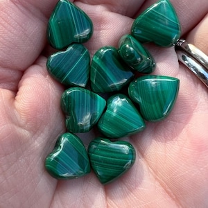 Mini Malachite Heart