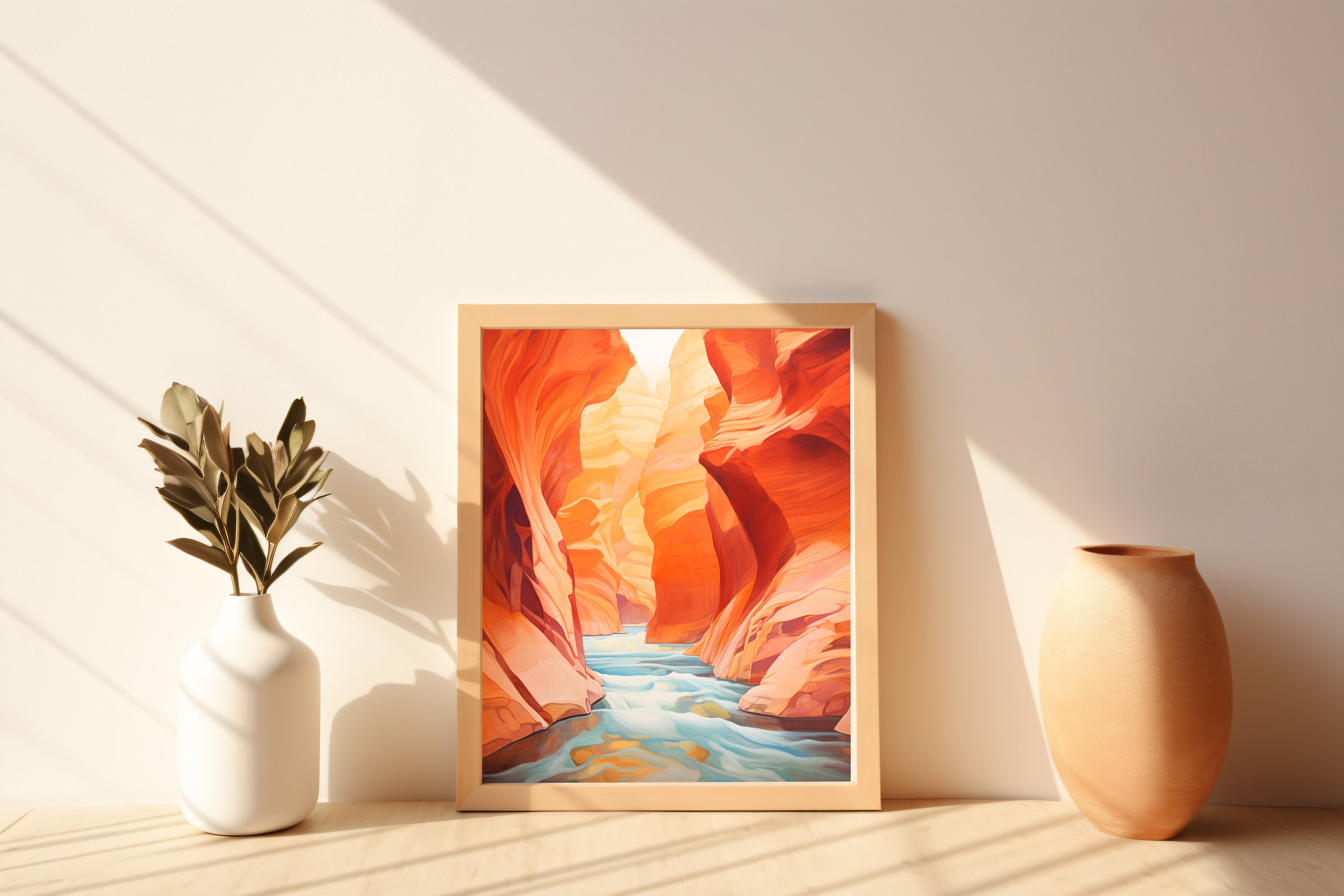 Colorado River Canyon Majestic Flow Through Deep Canyons Abstract ...