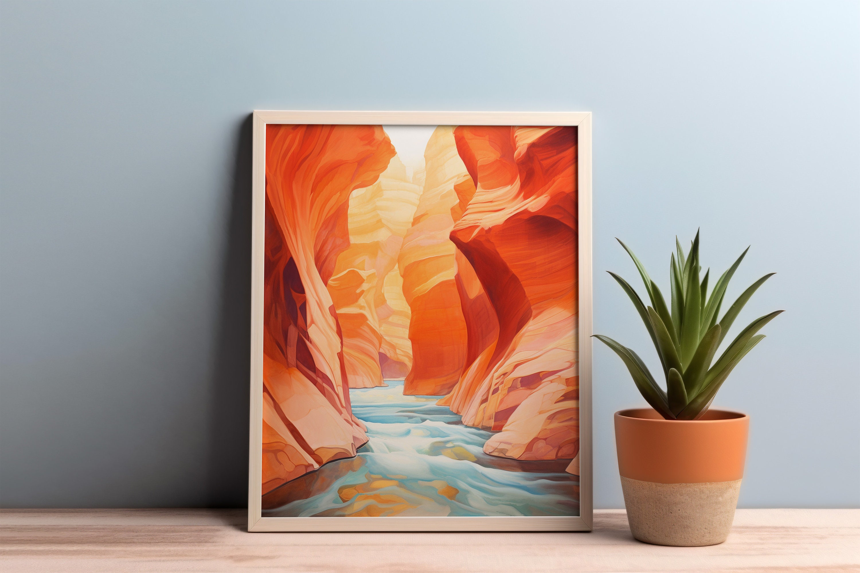 Colorado River Canyon Majestic Flow Through Deep Canyons Abstract ...
