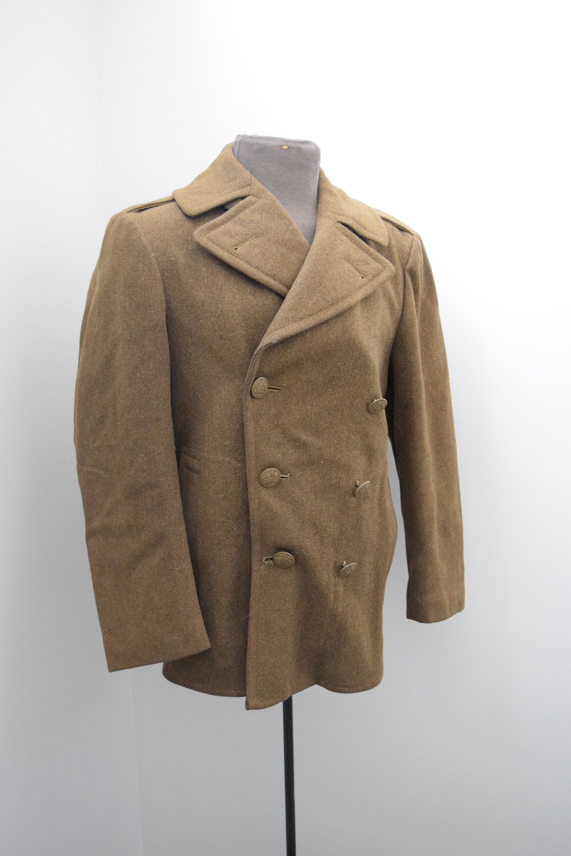 WWII U.S. Army Overcoat - Etsy